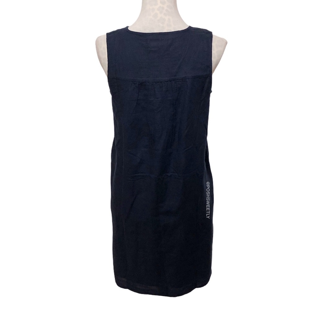 NWT J Crew Embroidered Linen Shift Dress - Picture 4 of 15